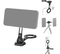 NEEWER Support de Téléphone Magnétique Double avec Trépied et Base de Type Arca, Fixation en Métal pour Caméra et Smartphone Portable, Compatible avec MagSafe iPhone Samsung Android,Vidéo, DS029