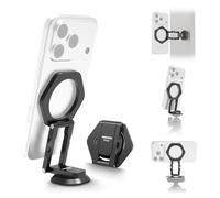 NEEWER Support de Téléphone Magnétique Double avec Trépied et Base de Type Arca, Fixation Réglable en Aluminium Compatible avec MagSafe iPhone Samsung Android pour l'Enregistrement Vidéo, PA161