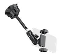 NEEWER Support de Téléphone Portable pour Voiture, Rotation à 360°, Ventouse Métallique, Bras Magique Extensible,Compatible avec iPhone et Samsung,pour Pare-Brise,Toit Ouvrant,Navigation,Vidéo,PA137