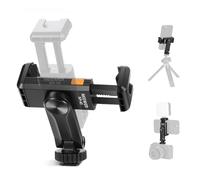 NEEWER Support de Trépied Téléphone avec Filetage 1/4" et Griffe Froide,6-9cm, Support Caméra Rotatif à 360°, Pince Téléphone Compatible avec iPhone 15 14 13 12 11 Pro Max X XR Samsung S24 Ultra,SP-10