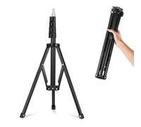 NEEWER Support d'éclairage Portable 180cm, trépied de caméra en métal réglable, Trépied de Lumière Pliable Inversé, Support de Réflecteur de Lumière Annulaire LED avec Verrous à Rabat, ST180R