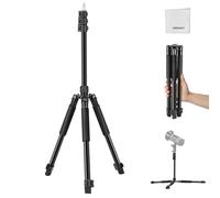 NEEWER Support d'Éclairage pour la Photo, Pied Studio Réversible Aluminium 44-195cm, Trépied Portable pour Téléphone & Vidéo avec Vis 1/4" Chiffon de Nettoyage Charge 3kg pour Caméra & Softbox, ST195