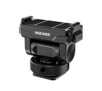 NEEWER Support magnétique à dégagement Rapide Compatible Uniquement avec DJI Osmo Action 6,Adaptateur Universel pour Griffe Porte-Accessoires&Filetage 1/4",Inclinaison 160°,AC072(Noir)