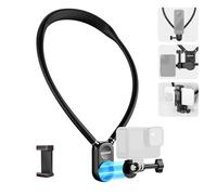 Neewer Support de Cou magnétique à dégagement Rapide avec Clip Compatible avec GoPro Hero 12 11 10 Max DJI Action 4 Insta360 Samsung pour POV Vlog, GP15