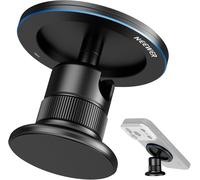 NEEWER Support Magnétique pour Téléphone Compatible avec iPhone MagSafe,Phone Mount de Golf/Salle de Sport, Support à Rotule 360° avec Anneau Métallique et Base Détachable pour Trépied à Selfie, PA072
