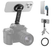 NEEWER Support Magnétique pour Trépied avec Sabot Froid,Adaptateur de Support Smartphone en Métal pour Mount Caméra Trépied,Compatible avec MagSafe iPhone Samsung Huawei Android pour Vidéo,DS031