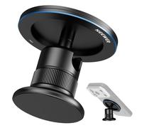 NEEWER Support magnétique pour trépied de téléphone Compatible avec MagSafe iPhone, Support de téléphone pour voiturette de Golf, Support Adaptateur à rotule à 360° avec Anneau en métal et Base