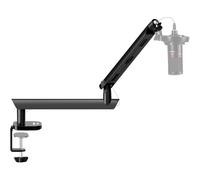 NEEWER Support Micro, Bras Articulé à Profil Boom Arm avec Amortisseur,Fixation Bureau,Rotule à 360°,Passage de Câble Amélioré,Adaptateur 3/8''5/8'' Studio Podcast, Streaming Vidéo,Charge 1,5kg,MS007