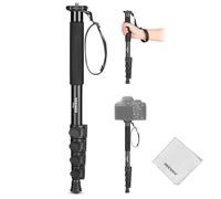NEEWER Support Monopode pour Appareil Photo,155cm, Trépied Vidéo Portable de Voyage Professionnel en Aluminium,Adaptateur de Vis 6,35mm/9,5mm pour Reflex Numériques,Caméscopes,Charge Maximale 8kg,TP41