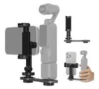 NEEWER Support Téléphone Compatible avec DJI Osmo Pocket 3,Accessoire d'Extension Pocket 3,Support Téléphone avec Filetage 1/4"" pour Trépied&Tige d'Extension,Griffe pour Mini Lampe Vidéo,Micro,AC021