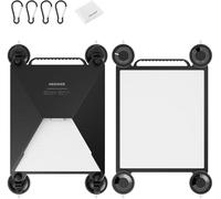 NEEWER Support Ventouse Voiture Compatible avec Starlink Mini, Satellite 2 en 1 & Étui Protection Silicone, Chiffon de Nettoyage pour Fenêtre Voiture, Toit Ouvrant, Camping-Car, Bateau&Road Trip, ST91