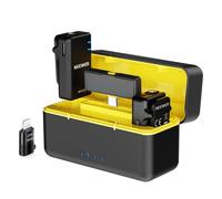 NEEWER Système Microphone sans Fil avec Boîtier Chargement & Adaptateur OTG, Micros Lavalier USB C à Réduction de Bruit à Pince Mini Micro Lav Compatible avec iPhone 16 Pro Max pour Streaming, KM15