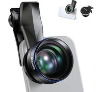 NEEWER Téléobjectif 60 mm avec Filetage de 17 mm pour Objectif de téléphone et Anneau Adaptateur de Filtre 67 mm, grossissement 2X Compatible avec iPhone Samsung, LS-41 Pro