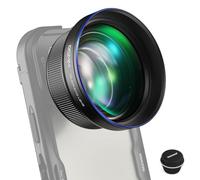 NEEWER Téléobjectif HD 85MM pour Plaque Arrière 17mm, Grossissement 2,5X Compatible avec SmallRig NEEWER Cage de Téléphone pour iPhone Samsung avec Adaptateur d'Objectif 17mm, LS-59