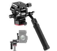 NEEWER Tête de trépied vidéo Commutateur Vertical/Horizontal amélioré,tête Fluide compacte en métal inclinable avec Plaque QR de Type Arca,Base graduée(⌀43mm),Charge maximale 3kg,GM26