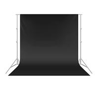 Neewer Toile de Fond Noire 10x12ft/3x3.6m Photo Studio pliable en polyester de qualité supérieure pour Photographie, Vidéo, Télévision (Noire) (SOP)