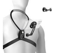 Neewer Tour de Cou Magnétique pour Action Cam & Téléphone, Support de Poitrine Mains Libres Compatible avec GoPro DJI Insta360 iPhone, Support de Téléphone pour Vidéos POV Vlog, GP26