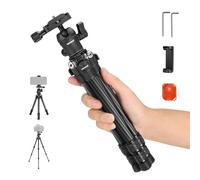 NEEWER TP09 Mini Trépied en Carbone Compatible avec iPhone,Caméra Webcam | Tripod Table Compact Léger 20'' ,avec Rotule,Support pour Smartphone & Remote,pour Voyage Phone DSLR Caméra Vidéo Caméscopes