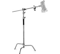 Neewer Trépied PRO 100% Métal Hauteur Max 305 cm Réflecteur avec 1,22m Bras et 2 Poignée Tête pied/120 cm Support Réglable