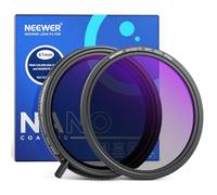 NEEWER True Color 67mm Variable ND ND2-32&CPL avec Kit Filtres Magnétiques ND32,2en1,Rotatif,Réduction Lumière,élimination des Reflets,Pas de Décalage de Couleur,Pas de Croisement X,Pas de Vignettage