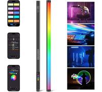 NEEWER Tube Lumineux RGB, éclairage Vidéo LED 30W, Stick Lumineux Couleur RGBWW avec 18 Scènes 7 Effets Pixels 2500-10000K CRI97/TLCI98 6000mAh, ContrôLe APP/2,4G/DMX pour Photo & Vidéo, TL90C