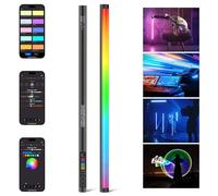 NEEWER Tube Lumineux RGB, éclairage Vidéo LED 30W, Stick Lumineux Couleur RGBWW avec 18 Scènes 7 Effets Pixels 2500-10000K CRI97/TLCI98 6000mAh, Contr?Le APP/2,4G/DMX pour Photo & Vidéo, TL90C