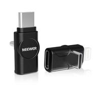 NEEWER USB Type C OTG Adaptateur Set (Packs de 2),USB C vers USB C + USBC vers iOS pour iPhone iPad Téléphone Android CM28 Pro CM28 Ultra CM28 Micro sans Fil, Pas pour Charge Rapide PD