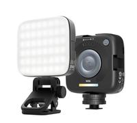 NEEWER Version d'entrée de Gamme - Lumière magnétique à Del pour Appareil Photo, 96 LED Bicolores, Petit Panneau Lumineux à Clipser, 2000 mAh 3000 K-9000 K CRI80+, 3 Chaussures Froides Filetage 6,35