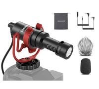 NEEWER Vlog VM10 Micro supercardioïde Plug & Play, 20-20 kHz avec TRS 3,5 mm, câble USB C OTG, Support Antichoc, Pare-Brise, Compatible avec iPhone 16, 15, 14, Samsung S24, Tablette Android, Mac