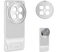 NEEWER X200 Ultra Plaque arrière d'objectif, support adaptateur d'objectif de téléphone en alliage d'aluminium, filetage 17 mm, compatible avec VIVO X200 Ultra coque d'origine, PA112 (argent)