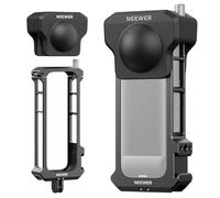 NEEWER X4 Cage pour Action Cam, Cage Protection avec Languettes Pliables Compatible avec Insta360 X4, Rig Vidéo Structure en Alliage d'Aluminium, Bouchon Protection Objectif, sans Assemblage, AC010