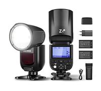 NEEWER Z1-S TTL Kit Flash Speedlite à Tête Ronde, Speedlight Compatible avec Sony, Flash HSS 76Ws 2,4G 1/8000s avec Lumière de Modélisation, Chargeur USB, Recyclage 1,5s