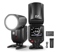 NEEWER Z2-F Flash Speedlite TTL Tête Ronde 2,4G Compatible avec Fujifilm, Speedlight Flash HSS 1/8000s Nouvelle Interface Utilisateur, 2 Lampes Pilotes, Sélecteur TCM,600 Flashs