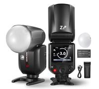 NEEWER Z2-S Flash Speedlite TTL Tête Ronde 2,4G Compatible avec Sony, HSS 76W 1/8000s avec Diffuseur, 2 Lampes Pilotes, Nouvelle Interface Utilisateur, Sélecteur TCM TTL/M,600 Flashs