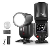 NEEWER Z2PRO-N Flash Cobra Tête Ronde TTL 2.4G Compatible avec Nikon | Compatible Godox,76Ws 1/8000s HSS,UI Améliorée,Commutateur TTL/M TCM,3000mAh,600 Éclairs Pleine Puissance avec Diffuseur