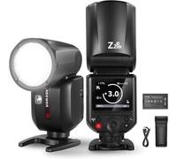 NEEWER Z2PRO-N Flash Speedlite TTL Tête Ronde 2,4G Compatible avec Nikon, Sans Fil Compatible avec Godox, HSS 76Ws 1/8000s, UI Améliorée, Commutateur TTL/M TCM
