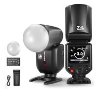 NEEWER Z2PRO-S Flash 2.4G TTL Tête Ronde,sans Fil Compatible avec Sony & Godox,76Ws,1/8000s HSS,Interface Utilisateur Améliorée,Commutateur TTL/M TCM,3000mAh,éclairage Pleine Puissance(600W),Diffuseur