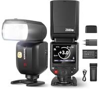 NEEWER Z880-C Flash 2,4 G 76 W TTL Flash pour Appareil Photo Speedlite Compatible avec Canon, UI amélioré, Lampe de modélisation TTL/M Interrupteur Rapide TCM Bouton, 1/8000s HSS 7,4 V/2600 mAh