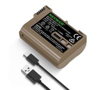 NEEWER Zf Z8 Z7 II Z6 II Z5 Batterie de Remplacement 2400mAh EN-EL15C, Charge Rapide en 1,9h Via Le Câble USB-C de Type Charge Rapide, Compatible avec Nikon D850 D810 D780 D750 D610 D500 D7500 D7200