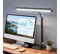 NEEWRE Basics 18'' Lampe de Bureau avec Socle pour Bureau à Domicile,Barre Lumineuse LED 18W à Intensité Variable,Bicolore,Douce,pour l'éclairage d'écran,1340lux à 0,5m,Commande Tactile,CRI 95+,DL03