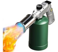 NEEXAN Chalumeau de cuisine - Chalumeau à chaleur réglable pour la cuisson avec allumage en un clic et prise en main ergonomique, puissant pistolet au propane pour crème brûlée, steak, barbecue et