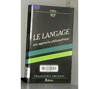 NEF/LE LANGAGE (Ancienne Edition)