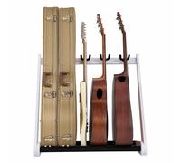 Nefelibata Lot de 5 supports de guitare multi-usages en bois pour guitares et valises, guitare électrique, guitare acoustique, basse et violoncelle - Frêne allemand (blanc)