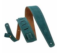 Nefelibata Sangles de guitare 2,5" en cuir laminé bavarois avec rembourrage en mousse et boucle de rangement du câble, pour enfants, hommes et femmes, pour guitares acoustiques, basses et électriques