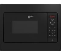 NEFF BSHG Micro-ondes encastrable 50cm 800W 20L 5 vitesses Easy Clean noir HLAWG25S3