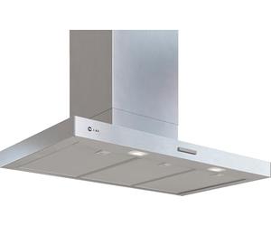 NEFF D95BCC2L0, N 50, hotte murale de 90 cm, fabriquée en Allemagne, moteur à condensateur économe en énergie, système à double filtre, 3 niveaux de puissance, filtre à graisse en métal, passe au