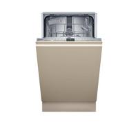 NEFF Lave-vaisselle intelligent, entièrement intégré, 45 cm, avec panier à couverts, ultra silencieux, détection de la saleté, Info Light, Chef 70 °C, pour les salissures tenaces, Aqua Stop S853HKX14E