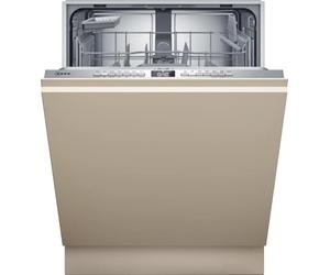 NEFF Lave-vaisselle intelligent, entièrement intégré, 60 cm, avec panier à couverts, nettoyage puissant avec Chef 70 °C, panier supérieur réglable en hauteur, bouton favoris, info Light, Aqua Stop