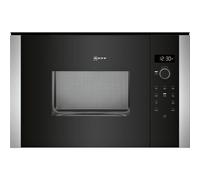 Neff HLAWD23N0 micro-onde Noir, Acier inoxydable Micro-onde simple Intégré 20 L 800 W