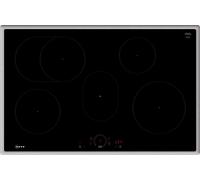 Neff T58SHF1L0 plaque Noir, Acier inoxydable Intégré 80 cm Plaque avec zone à induction 4 zone(s)